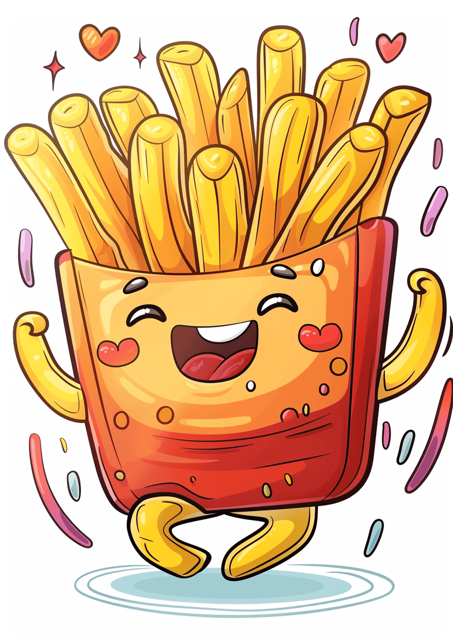 Fries with Delightful Dance Moves